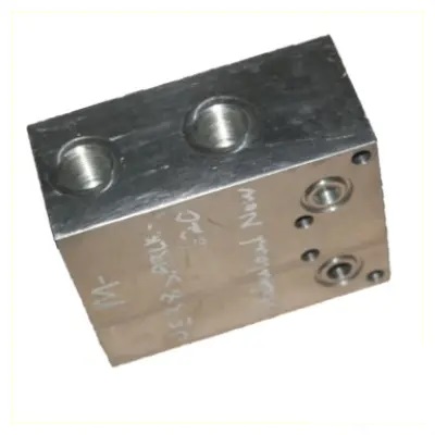 Special Stab-A-Load Double Solenoid Block Only, 3/8"