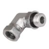 BSP M 1/4" ED + Locknut x BSP F Swivel 1/4" 90° Elbow