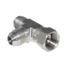 JIC M M F Swivel 1/4" Run Tee