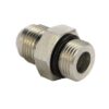 JIC M 1/4" x Metric M12x1.5 Male Straight