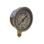 100 Bar Bottom Entry 63mm Pressure Gauge