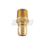 ST Series 1" Brass Insert 1" NPT Male Thread