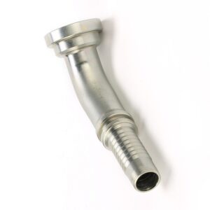 SAE 1/2" 6000PSI 45° Elbow Flange X 1/2" Hose End