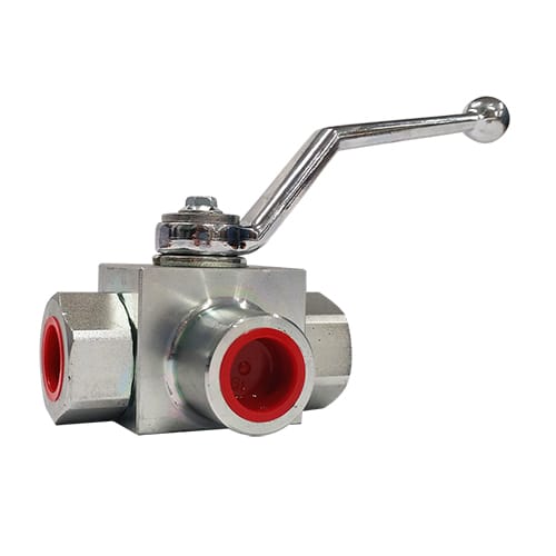 3-Way L-Port 3/8inch Ball Valve