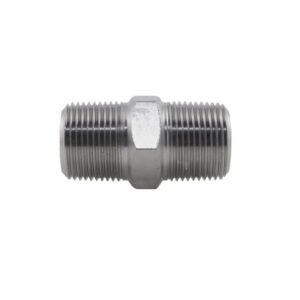 316SS 1/2" NPT Male Hex Nipple