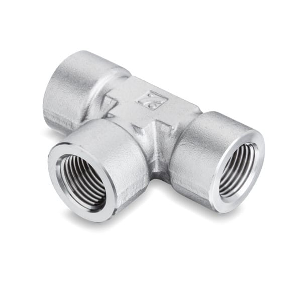 AC-1212TT.jpg 316SS NPT 1/4" Female Equal Tee