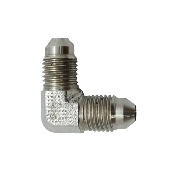 AC-3030E9.jpg 316SS JIC 1/4" Male to Male 90° Elbow