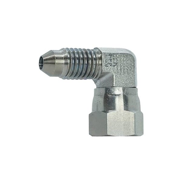 AC-3033E9.jpg 316SS JIC 3/8" Male to Female Swivel 90° Elbow
