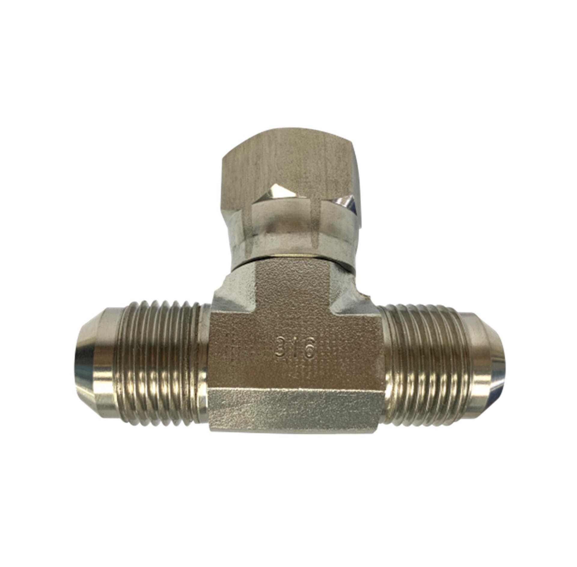 AC-3033TB.jpg 316SS JIC 3/4" MFM Swivel Branch Tee