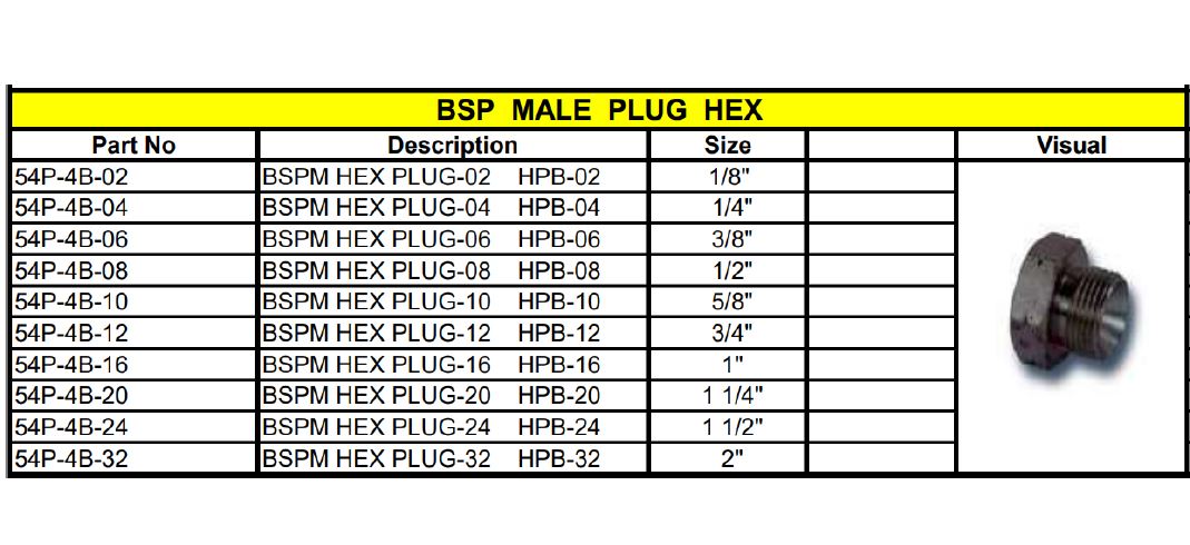 BSP Male Plug 1 1/4" - Image 2