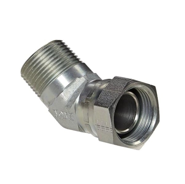 NPT M 1/4" x NPT F Swivel 1/4" 45° Elbow
