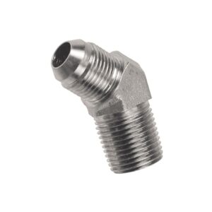 NPT M 3/8" x JIC M 1/2" 45° Elbow