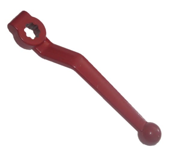 BV-KHR-HANDLE.jpg Ball Valve Handle - Red - 1