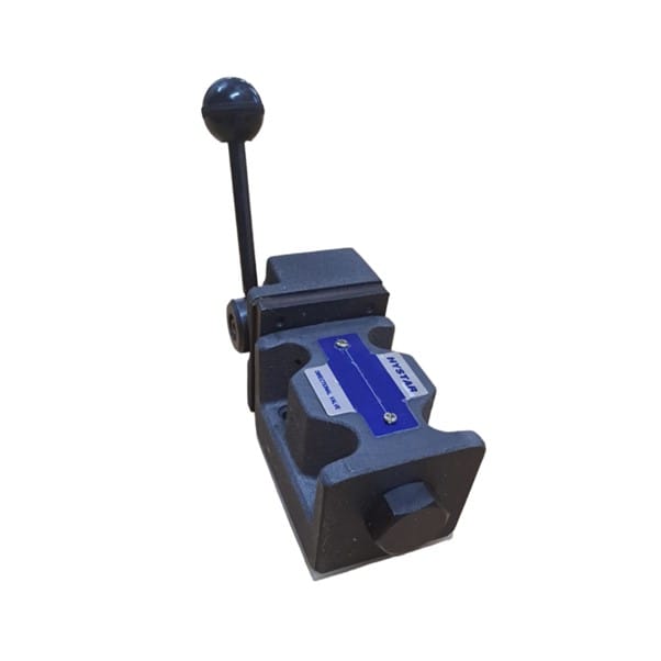 DMG-.jpg NG10 Manually Operated Valve, Spring Centered, 3-Pos, All Ports Blocked in Neutral