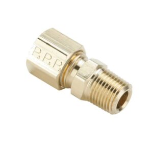 3/8" NPT M x 1/2" Compression Connector Adapter
