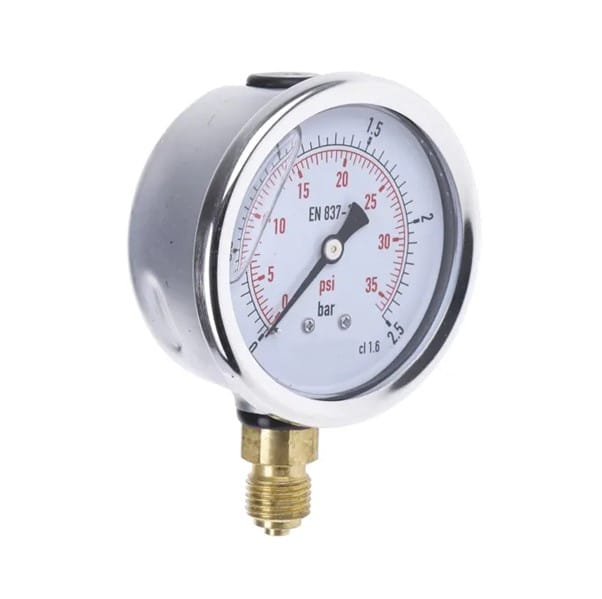 PGB63-002.jpg 2.5 Bar Bottom Entry 63mm Pressure Gauge