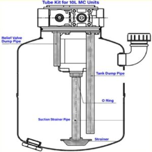 Pipe Kit for 10L Tank
