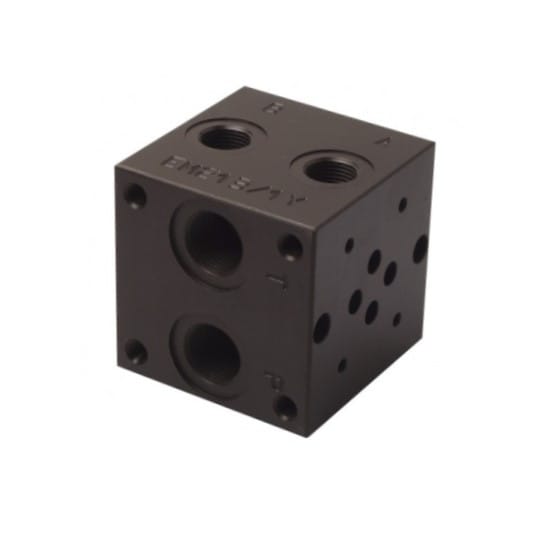 NG6 1-Station Parallel Manifold, A-B on Side G06, P-T on Ends G08