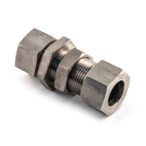 316SS 16S Straight Bulkhead Union