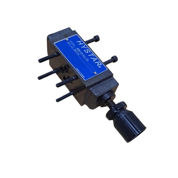NG6 Sandwich Flow Control plus Check Valve, On A, Meter Out