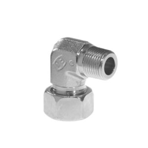 316SS 10L Metric Male to 1/4" NPT Male 90° Elbow